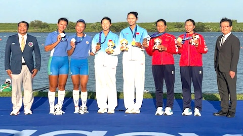 Rowing Việt Nam giành thêm 3 HCĐ ASIAD 2026
